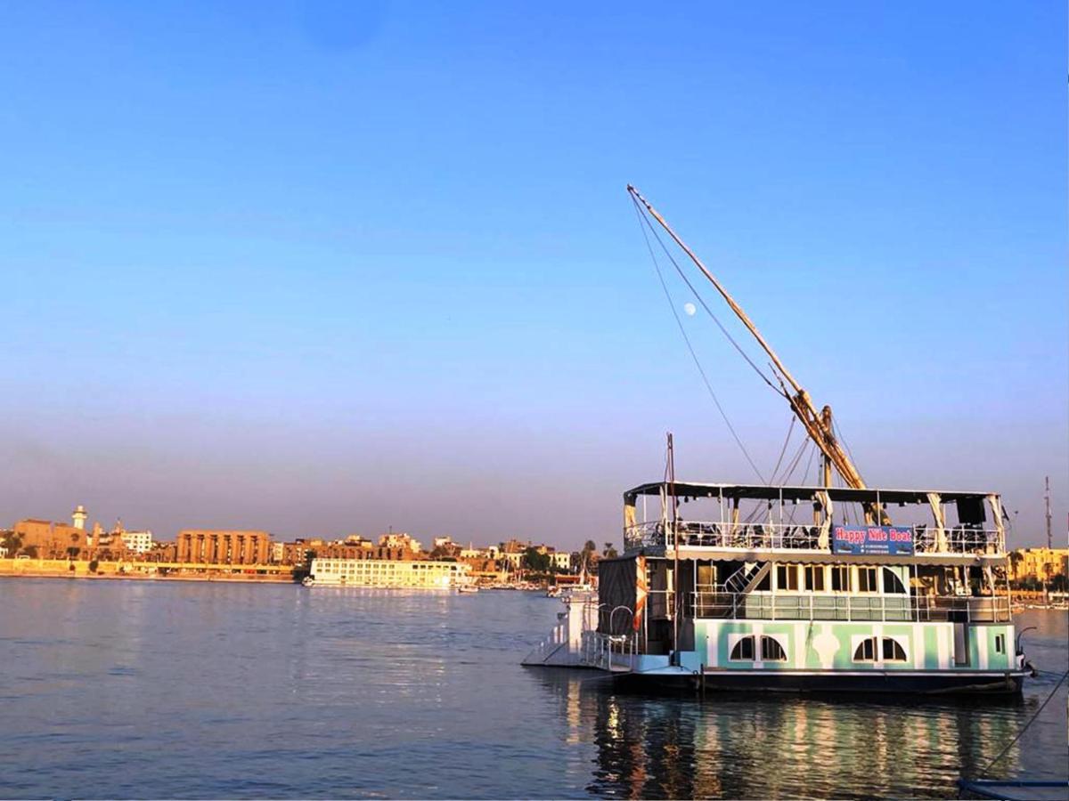 Floating Hotel- Happy Nile Boat Luxor Exterior foto