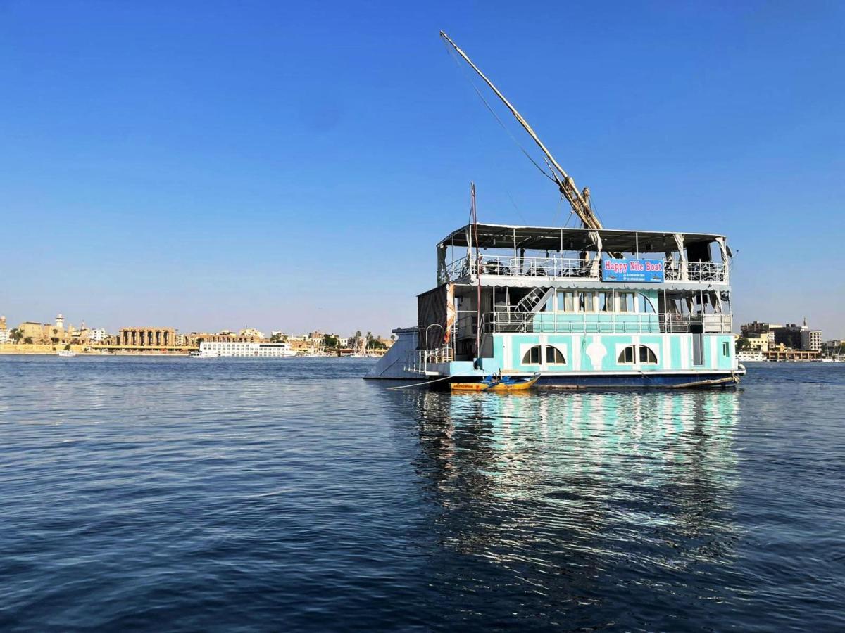 Floating Hotel- Happy Nile Boat Luxor Exterior foto