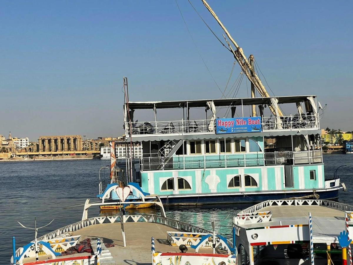 Floating Hotel- Happy Nile Boat Luxor Exterior foto