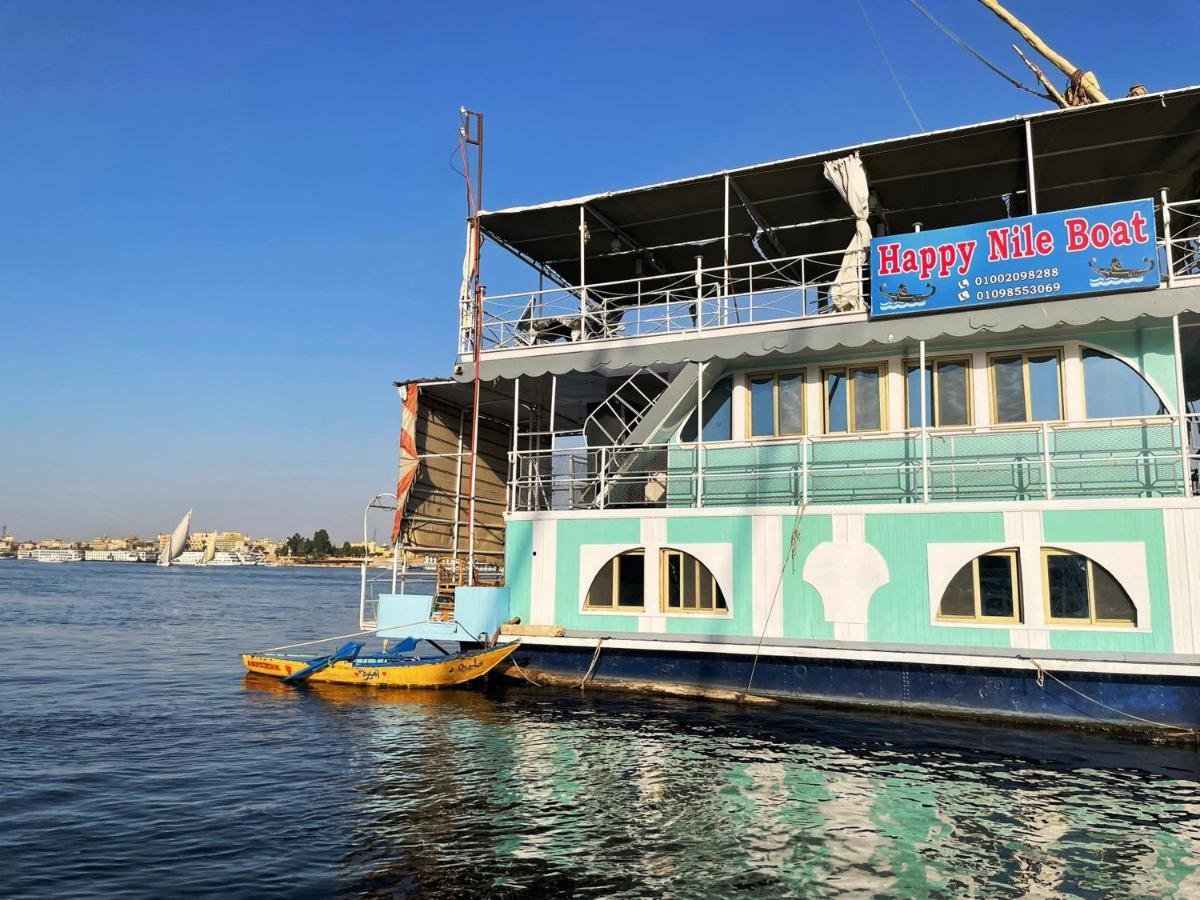 Floating Hotel- Happy Nile Boat Luxor Exterior foto