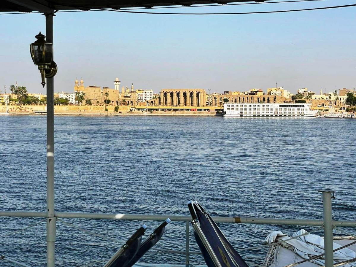 Floating Hotel- Happy Nile Boat Luxor Exterior foto