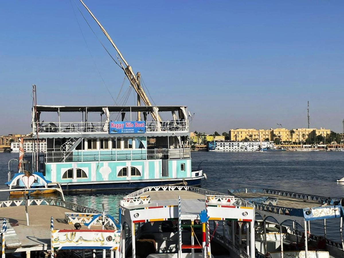 Floating Hotel- Happy Nile Boat Luxor Exterior foto