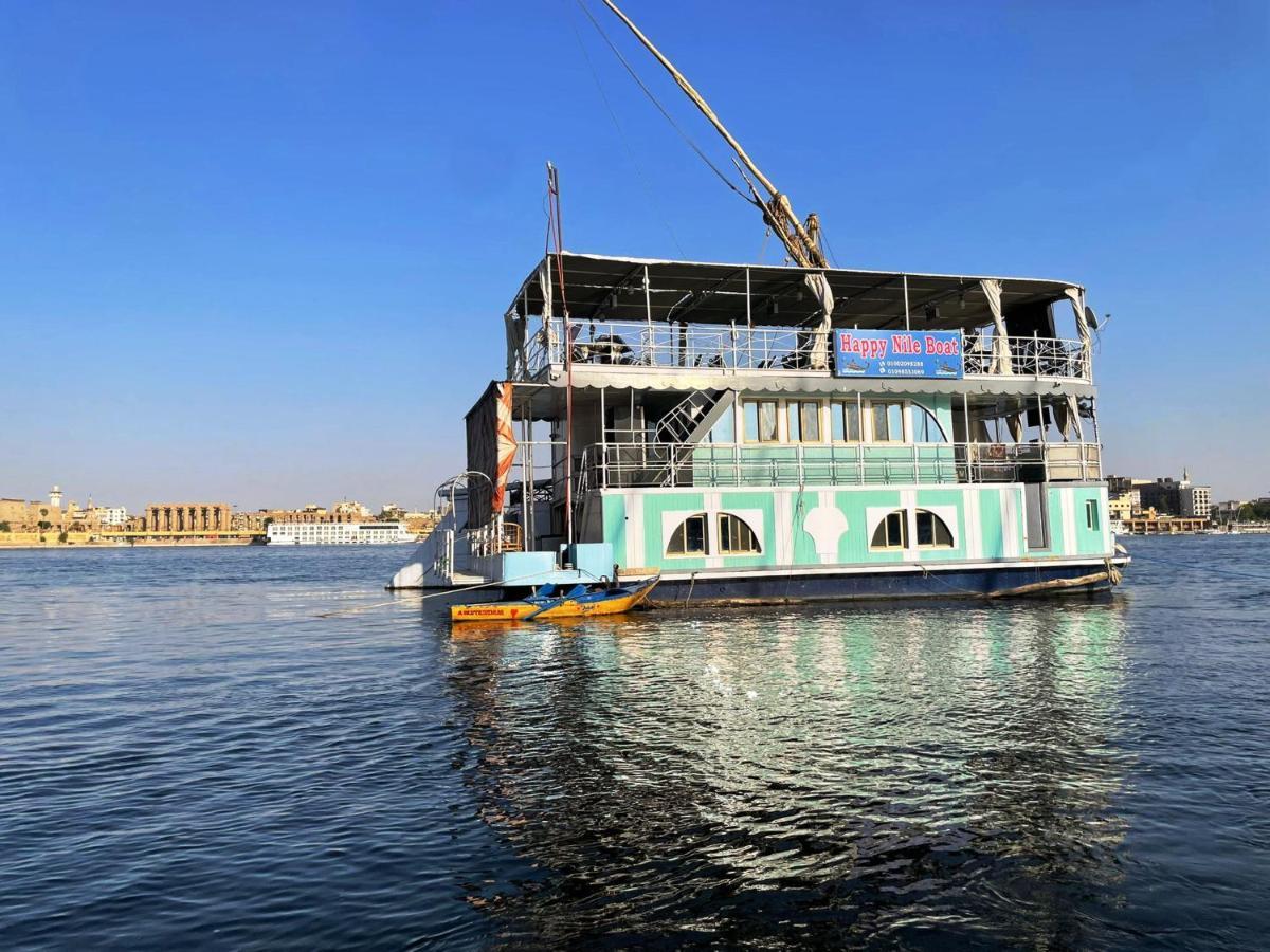 Floating Hotel- Happy Nile Boat Luxor Exterior foto